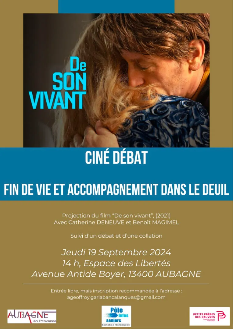 Invitation Ciné-débat : fin de vie et accompagnement dans le deuil