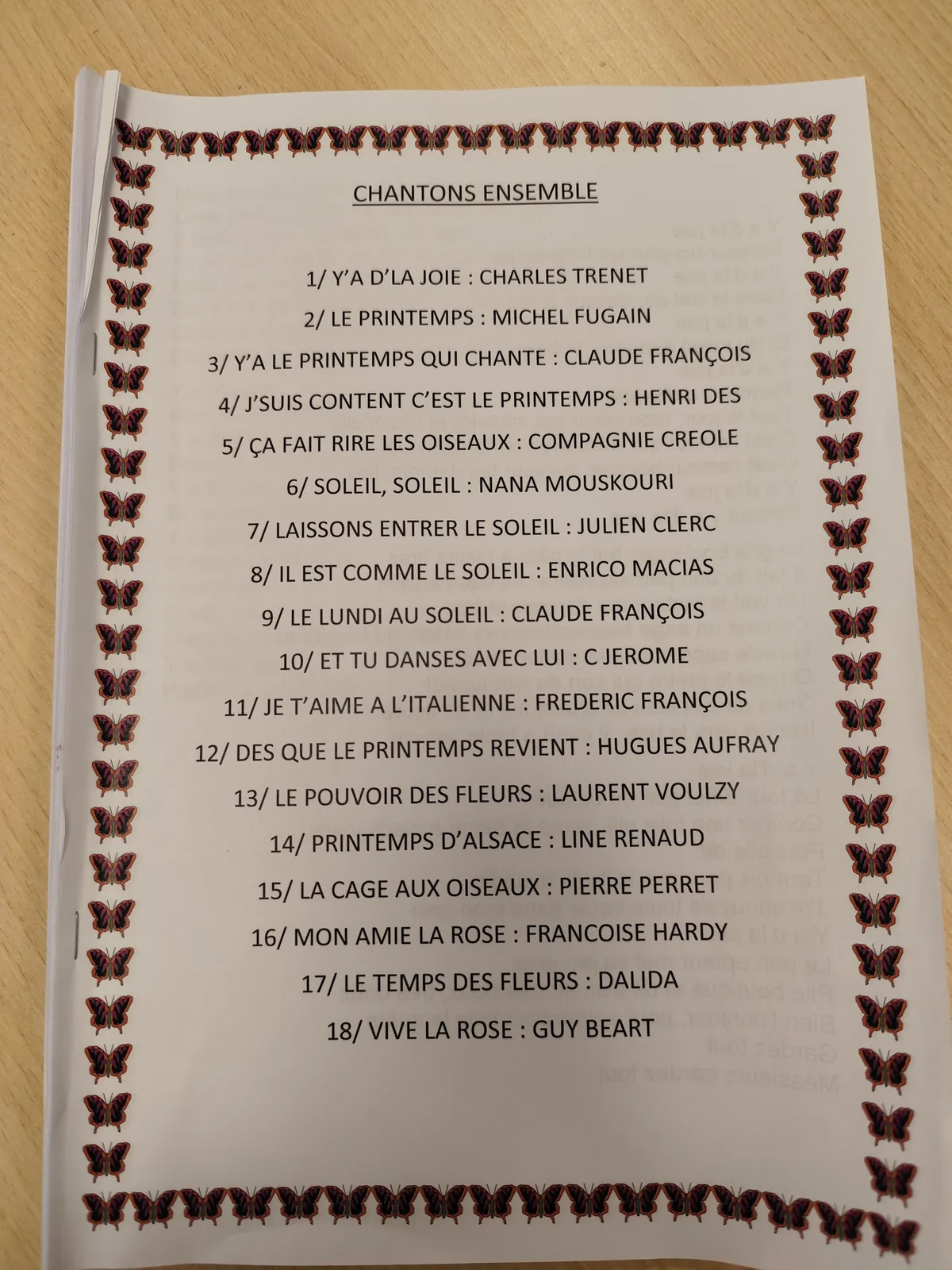 Chantons ensemble 