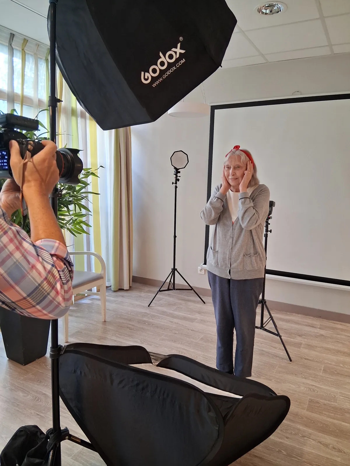 Un studio photo à la Résidence Ornano : sourires et élégance au rendez-vous !