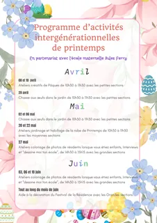 Un partenariat intergénérationnel au cœur du quartier : l'EHPAD Nouvelle Orléans et l'école maternelle Jules Ferry s'unissent