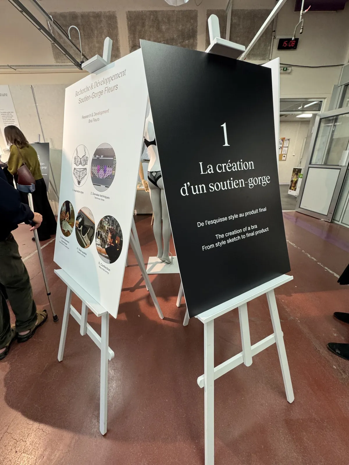  Retour sur notre visite chez Chantelle cet après-midi 