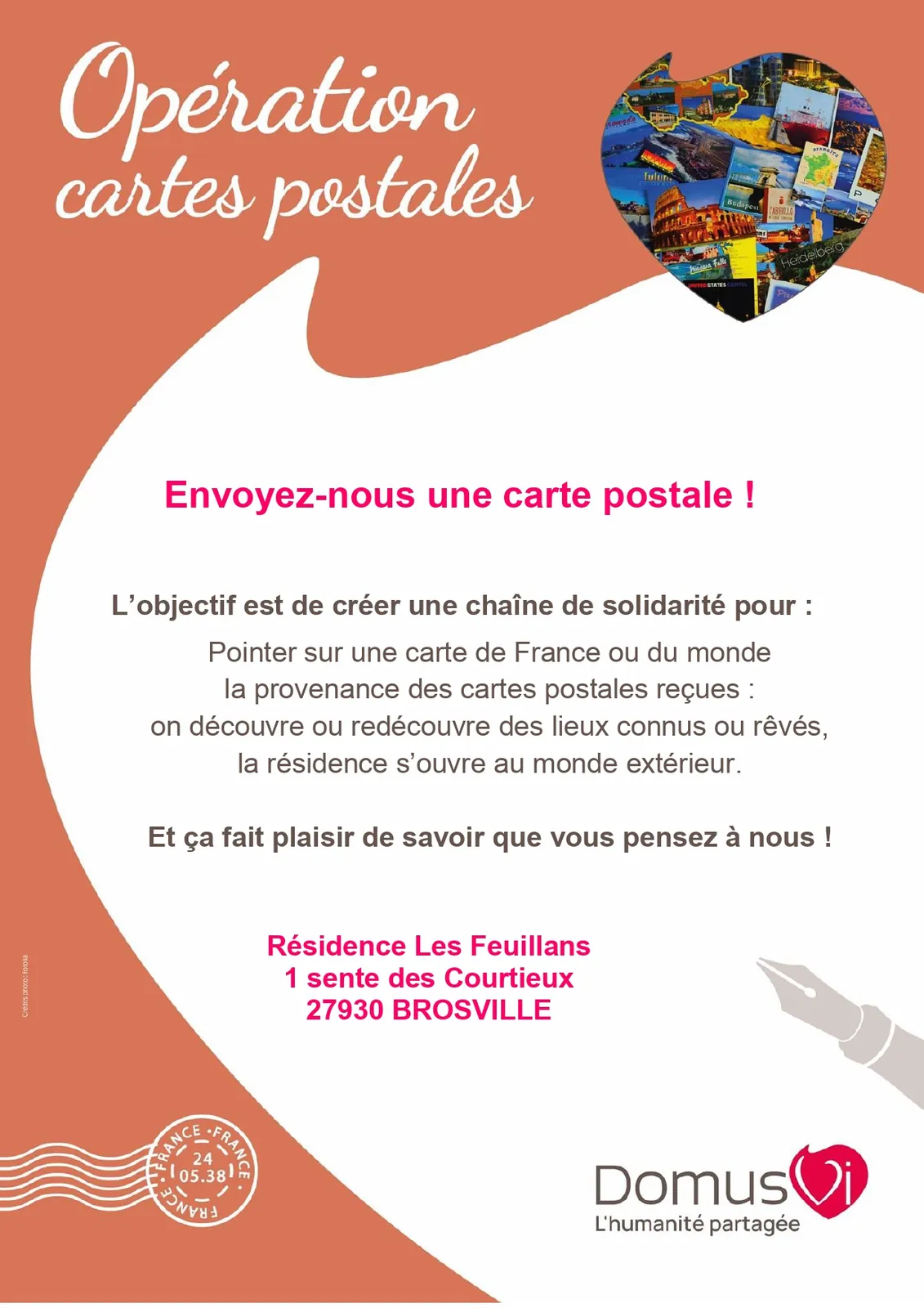 Opération carte postale !