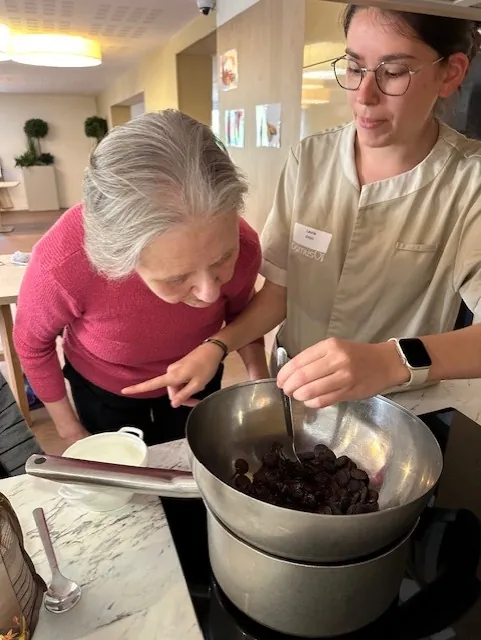 L'atelier Cuisine à l'Unité de vie protégée