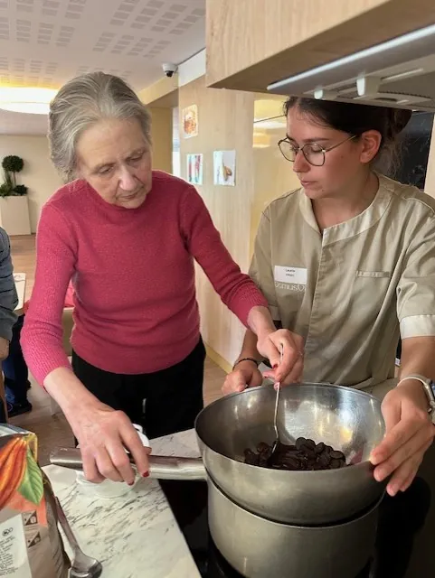 L'atelier Cuisine à l'Unité de vie protégée
