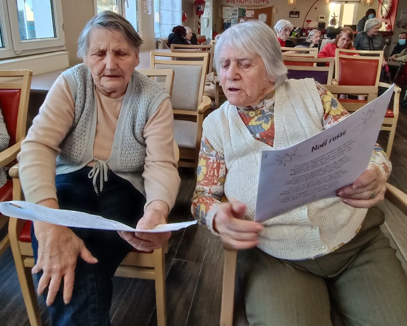 Après-midi chants de Noël : un moment chaleureux et musical