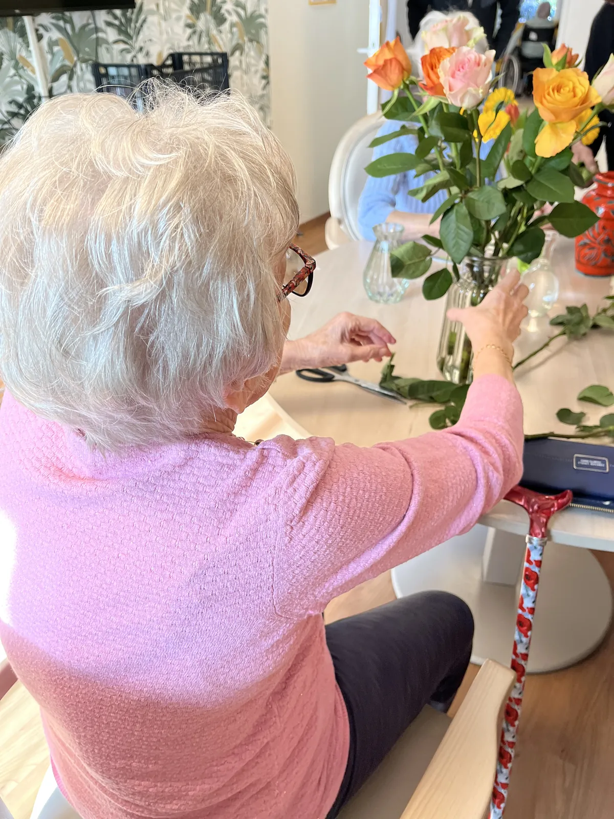 Un air printanier s'installe sur la résidence