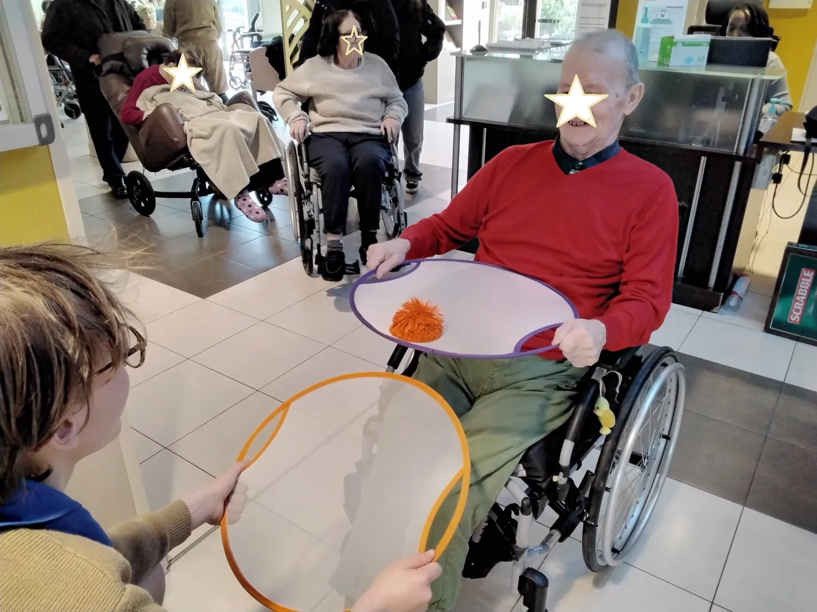 Intergénérationnel avec les scouts 