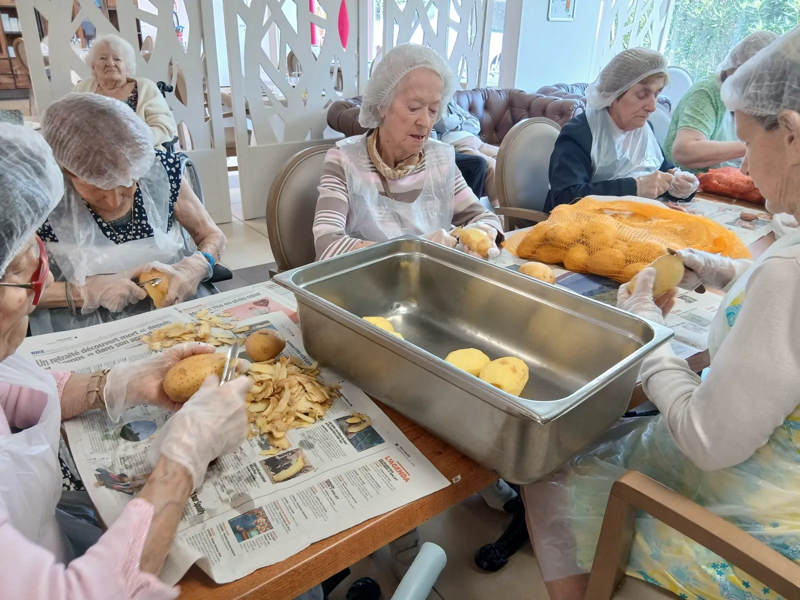 De l’épluchage à l’assiette