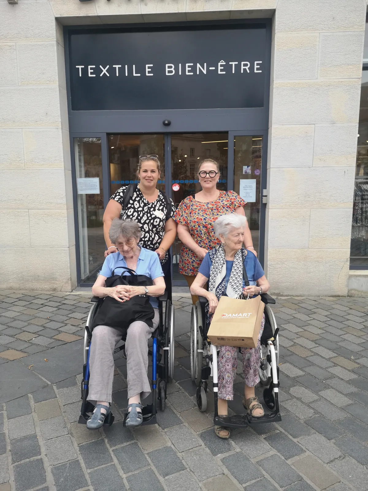 Sortie shopping chez Damart 