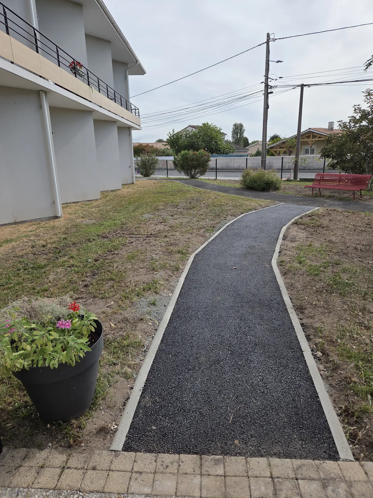 Projet d'aménagement des circulations extérieures du jardin résidentiel