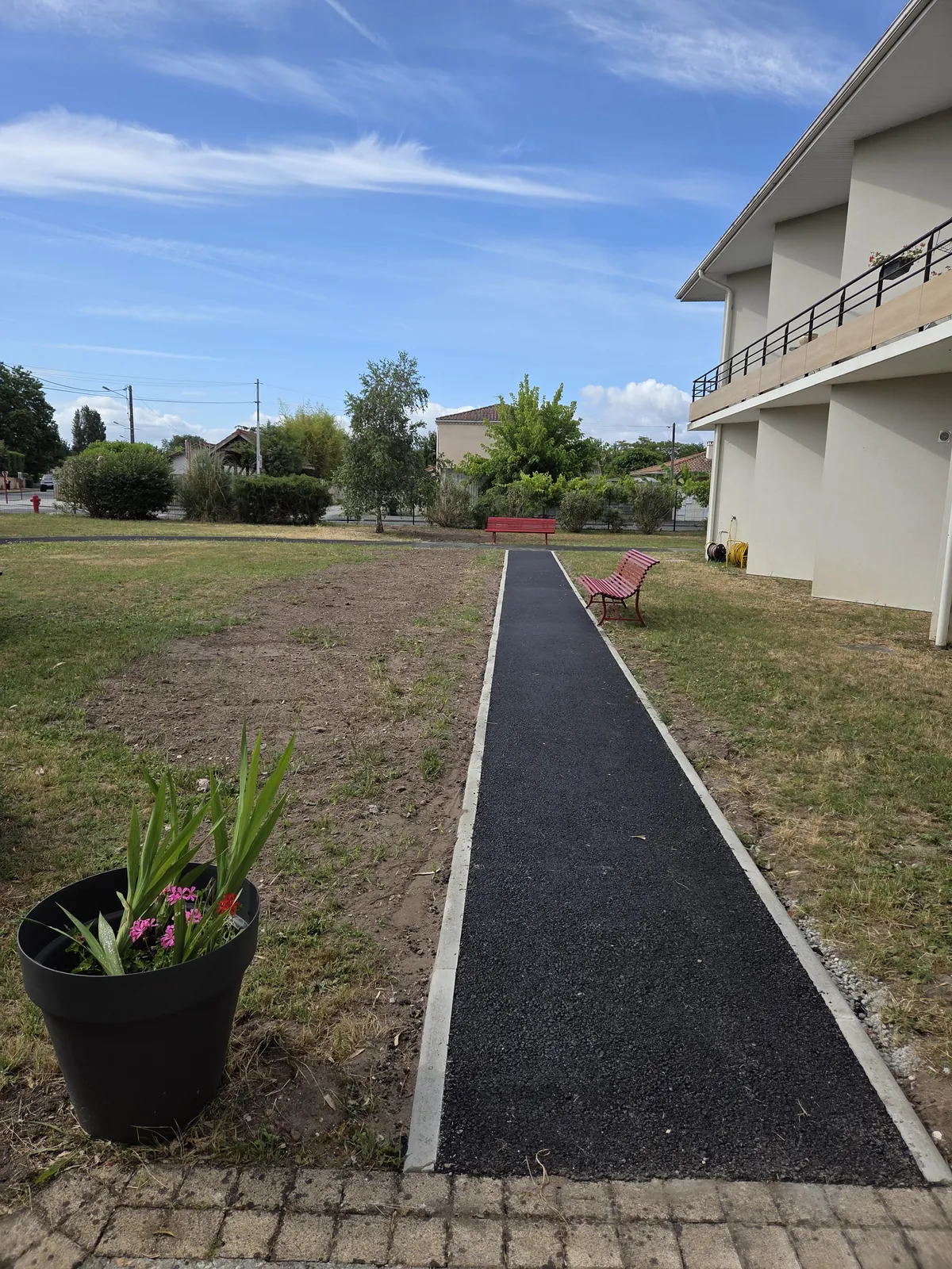 Projet d'aménagement des circulations extérieures du jardin résidentiel