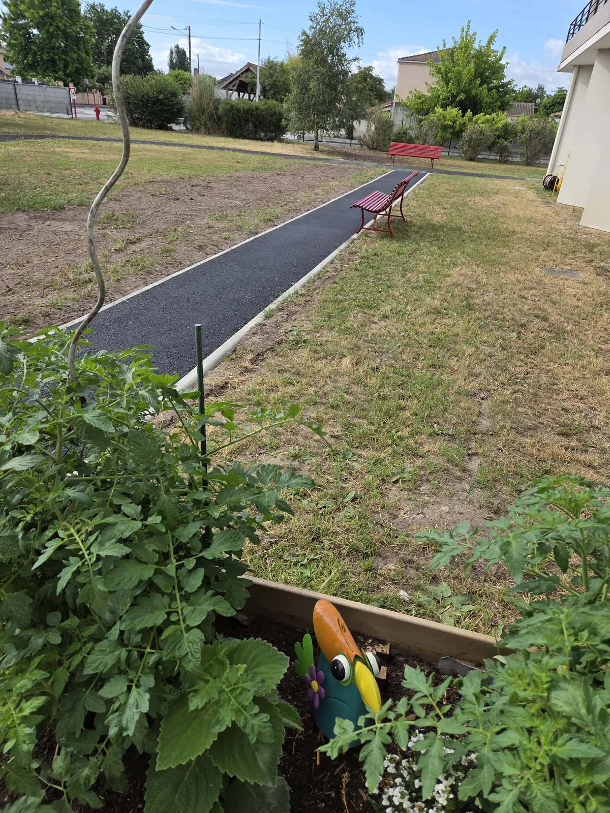 Projet d'aménagement des circulations extérieures du jardin résidentiel