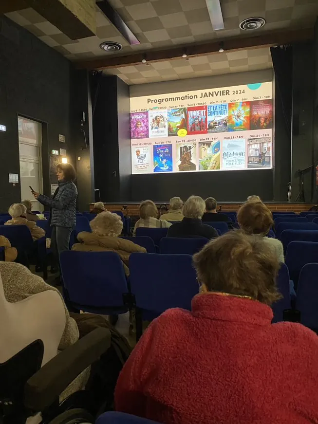 C'était cinéma pour nos habitants!