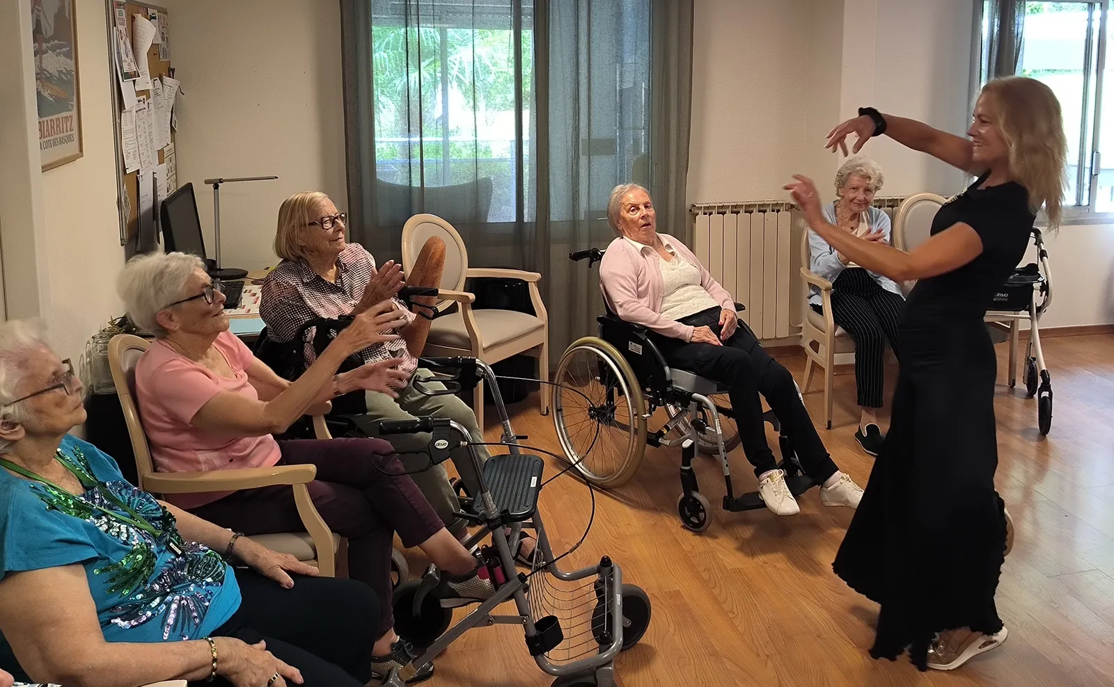 Danse-thérapie : la 6? séance placée sous le signe du bien-être