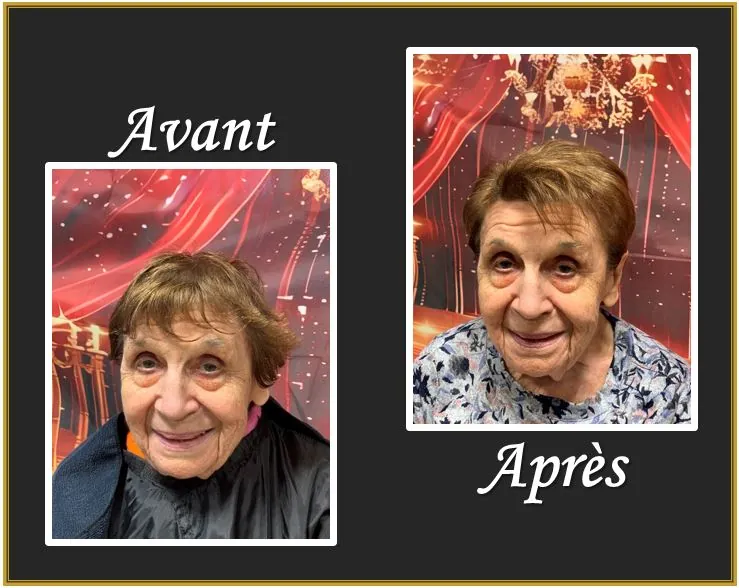 Préparation au concours de coiffure "Miss grand-mère en fête" !