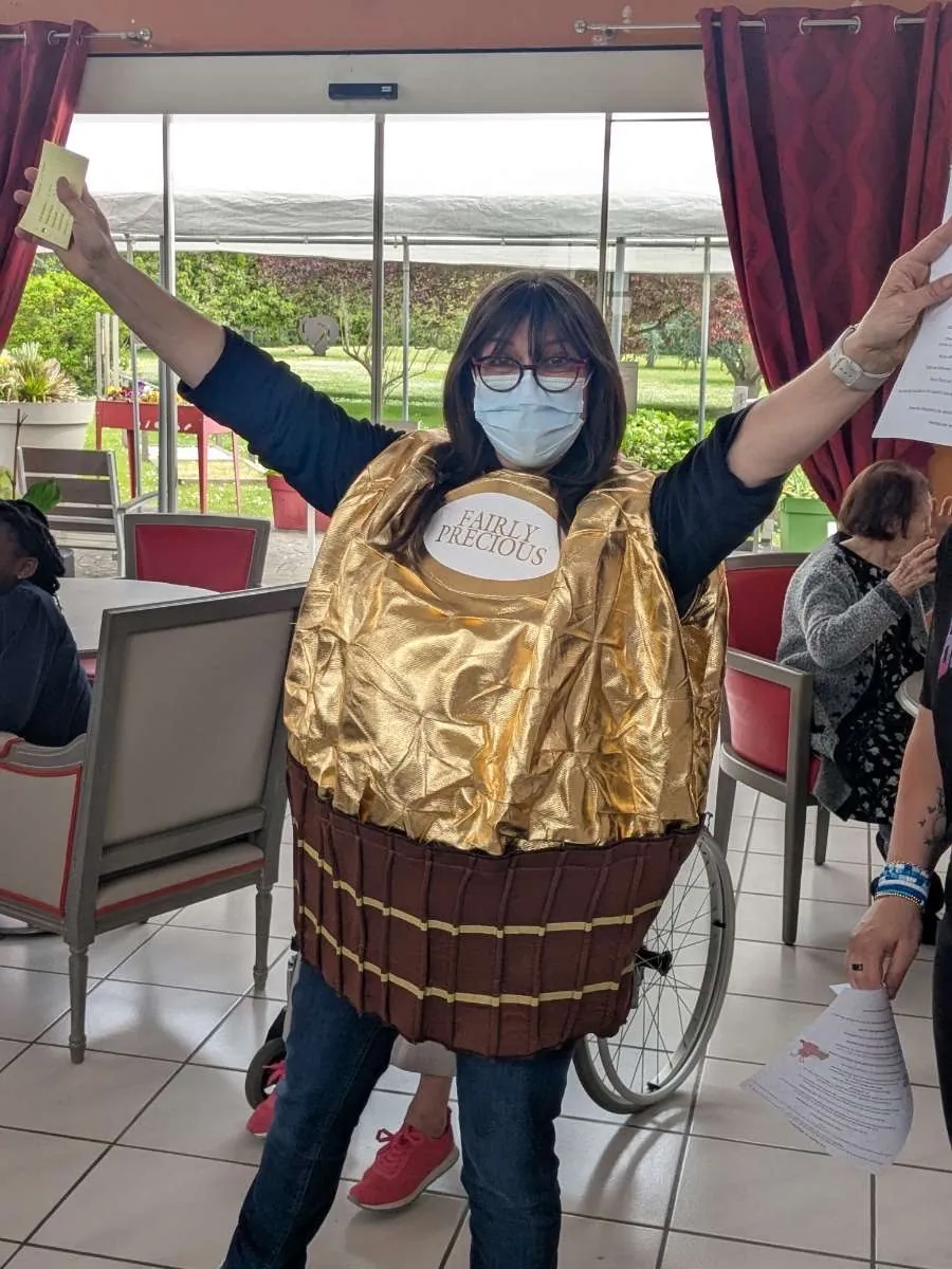 Projet Pâques de Vanessa "Chasse aux œufs pour les enfants du personnel et résidents" 