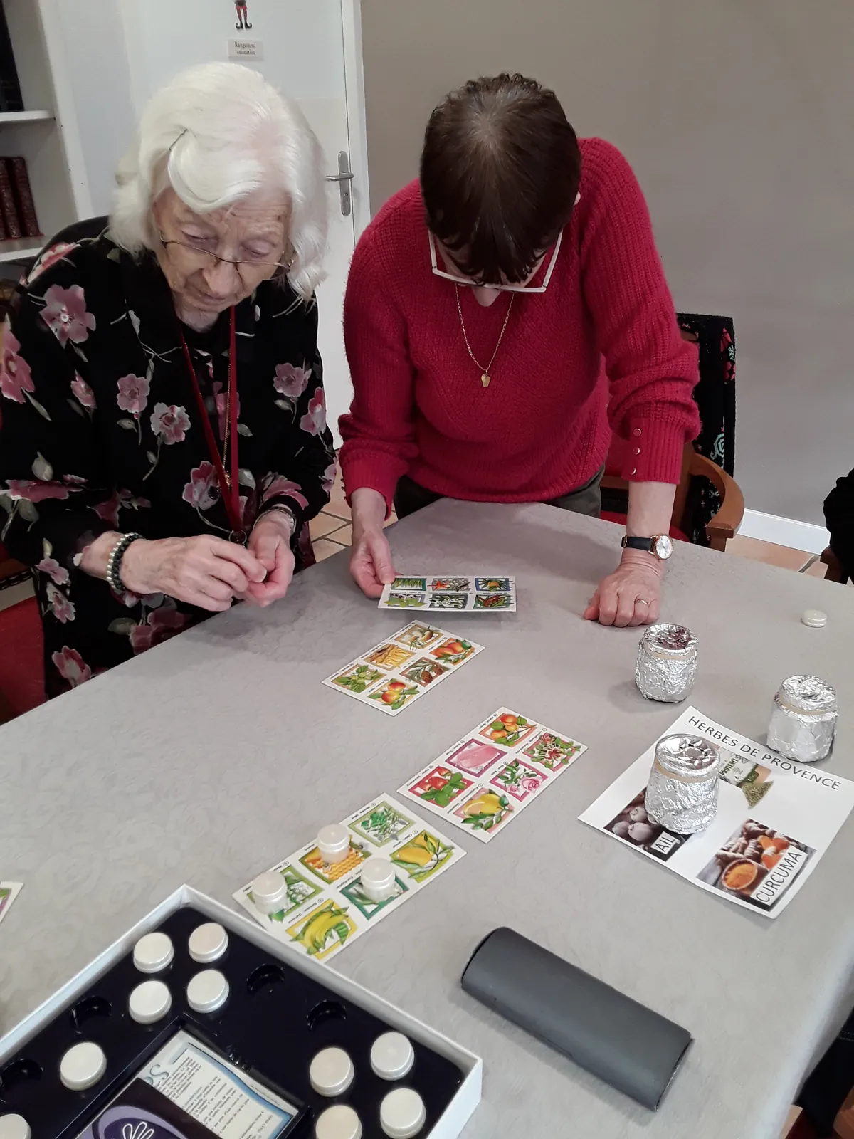 Le loto des odeurs.