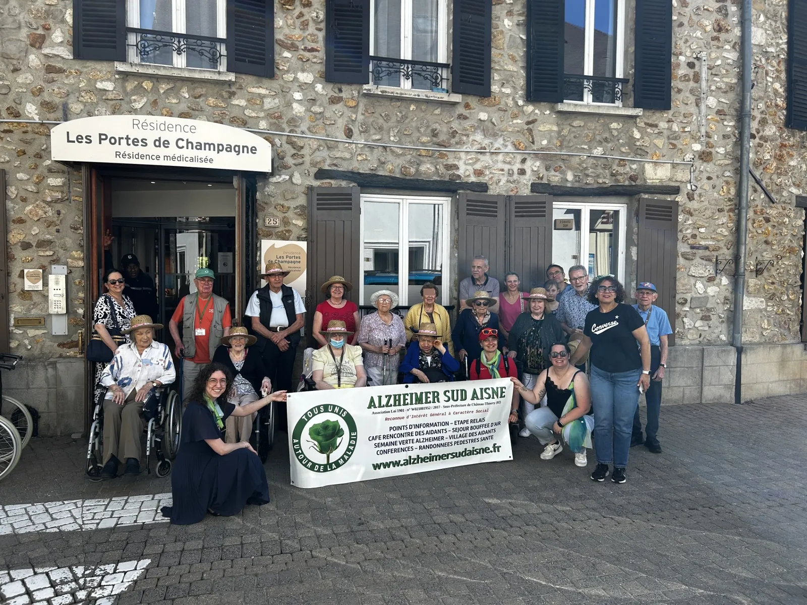 Randonnée avec l'association Alzheimer sud Aisne