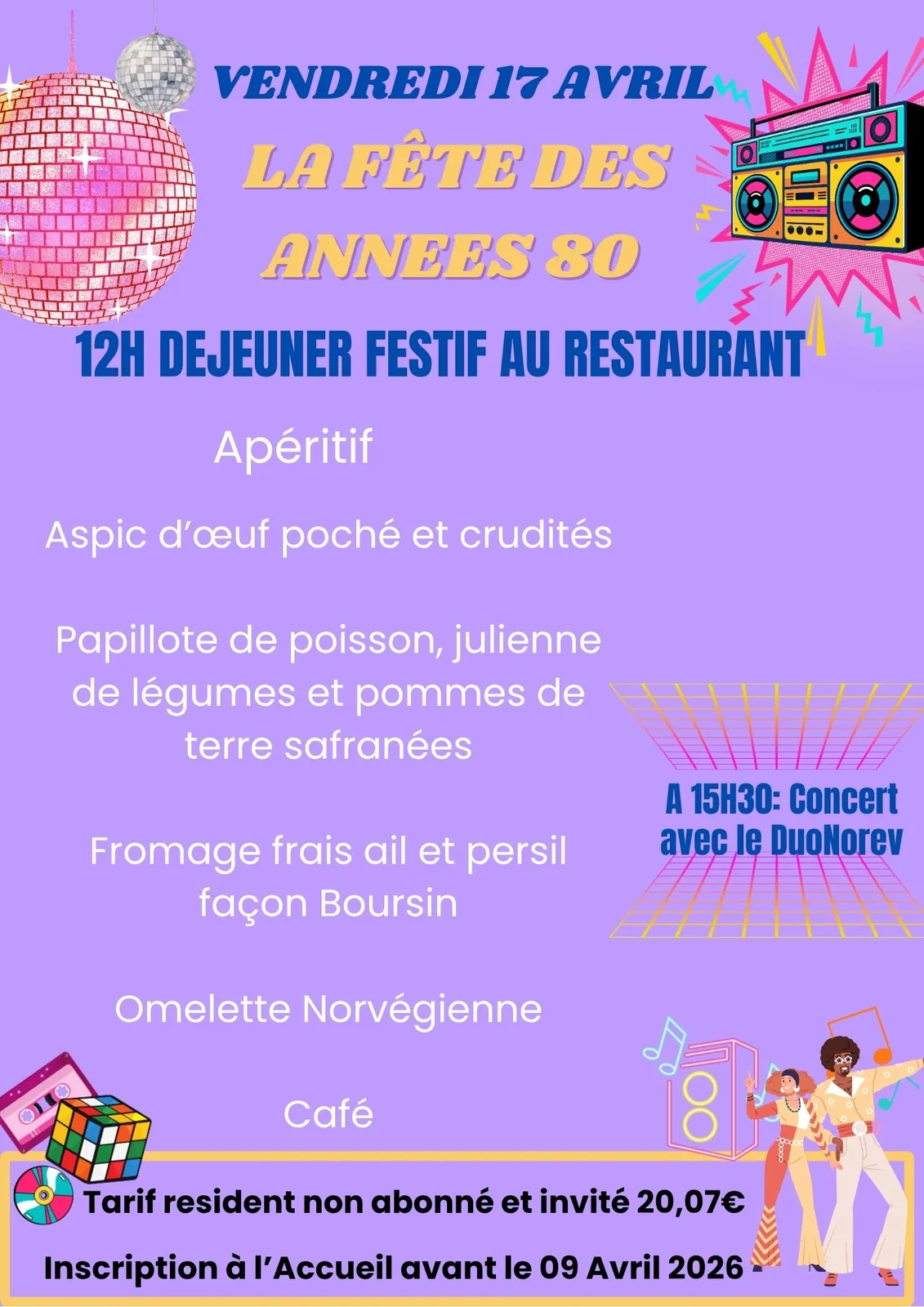 En Avril c'est Disco et paillettes à gogo !