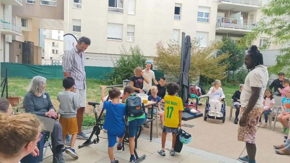 Un vélo, deux générations, une énergie partagée !