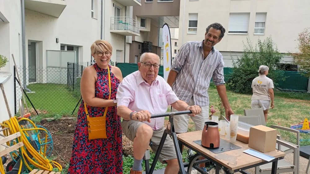 Un vélo, deux générations, une énergie partagée !