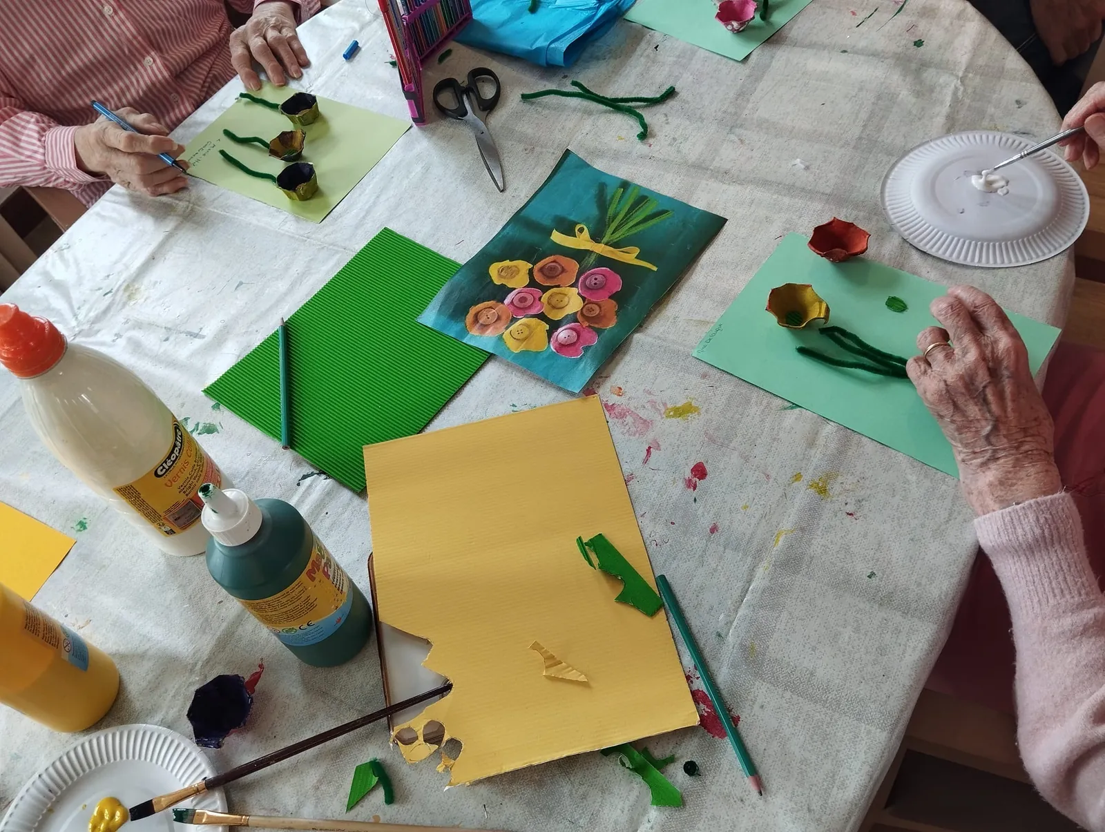 Création artistique en unité de vie protégée 