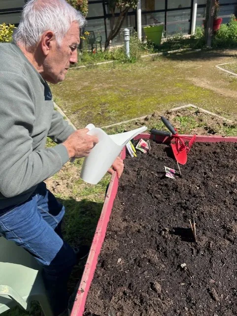 Début de la saison du jardinage en unité protégée