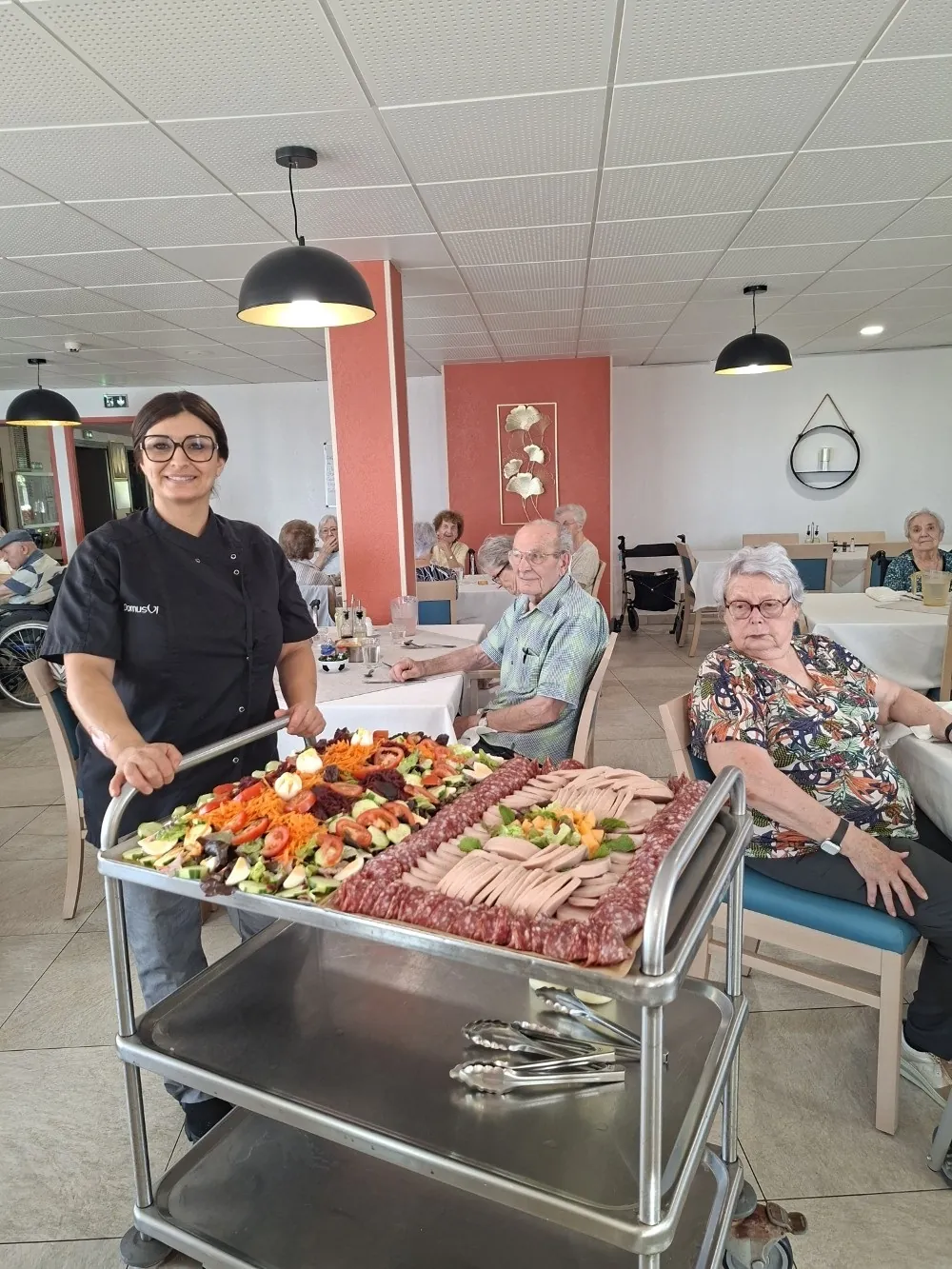 Le  buffet de crudités : la star du dîner 