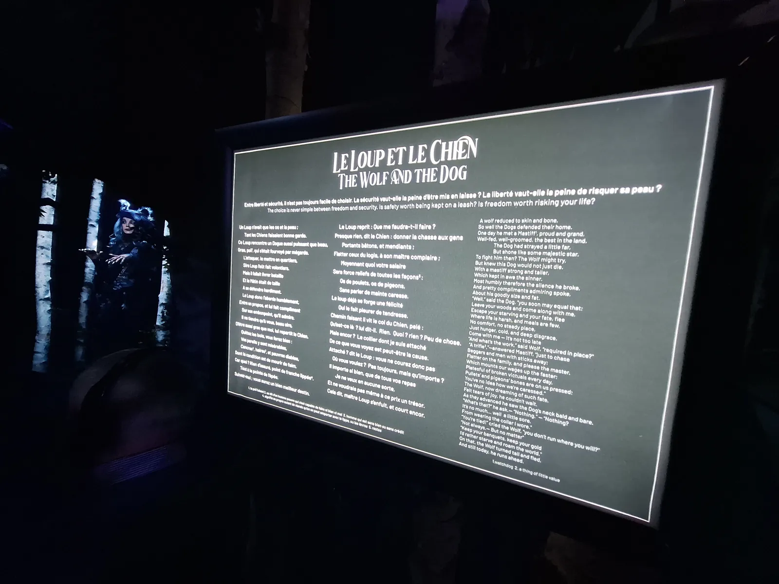 Sortie à la Cité Immersive – Les Fables de La Fontaine