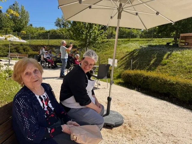 Eco pâturage à l'EHPAD Les Tourterelles Seine et Marne