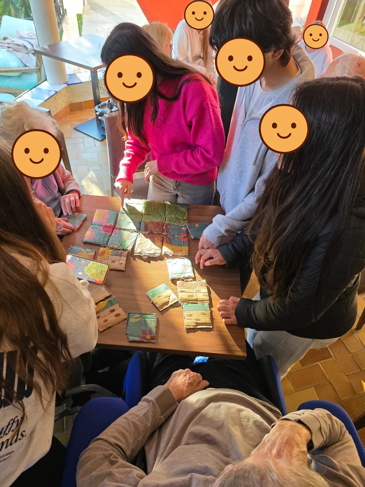 Retour en images - rencontres intergénérationnelles avec le lycée Campus Vert d'Azur à Antibes