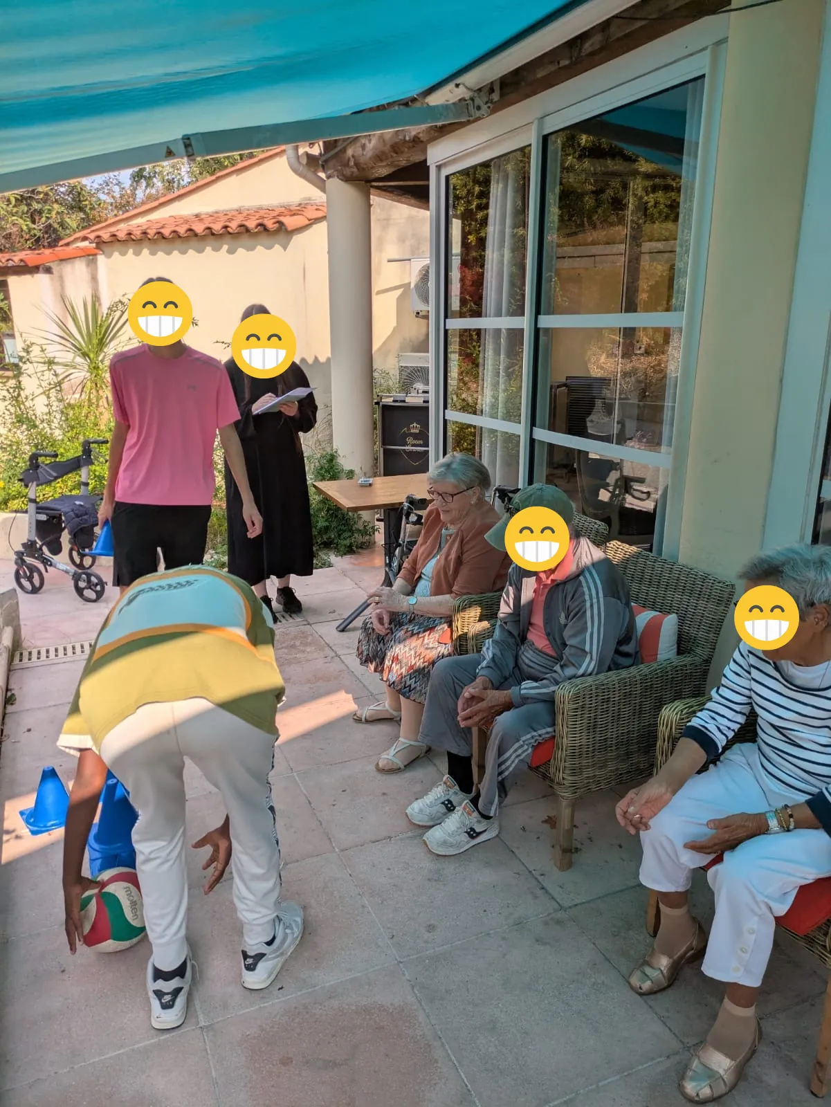 Retour en images - rencontres intergénérationnelles avec le lycée Campus Vert d'Azur à Antibes