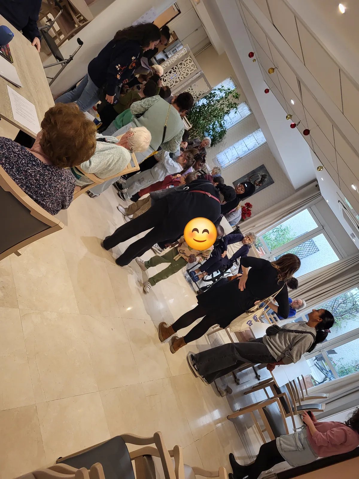 rencontre intergénérationnel de l’école Jules Ferry de Clichy