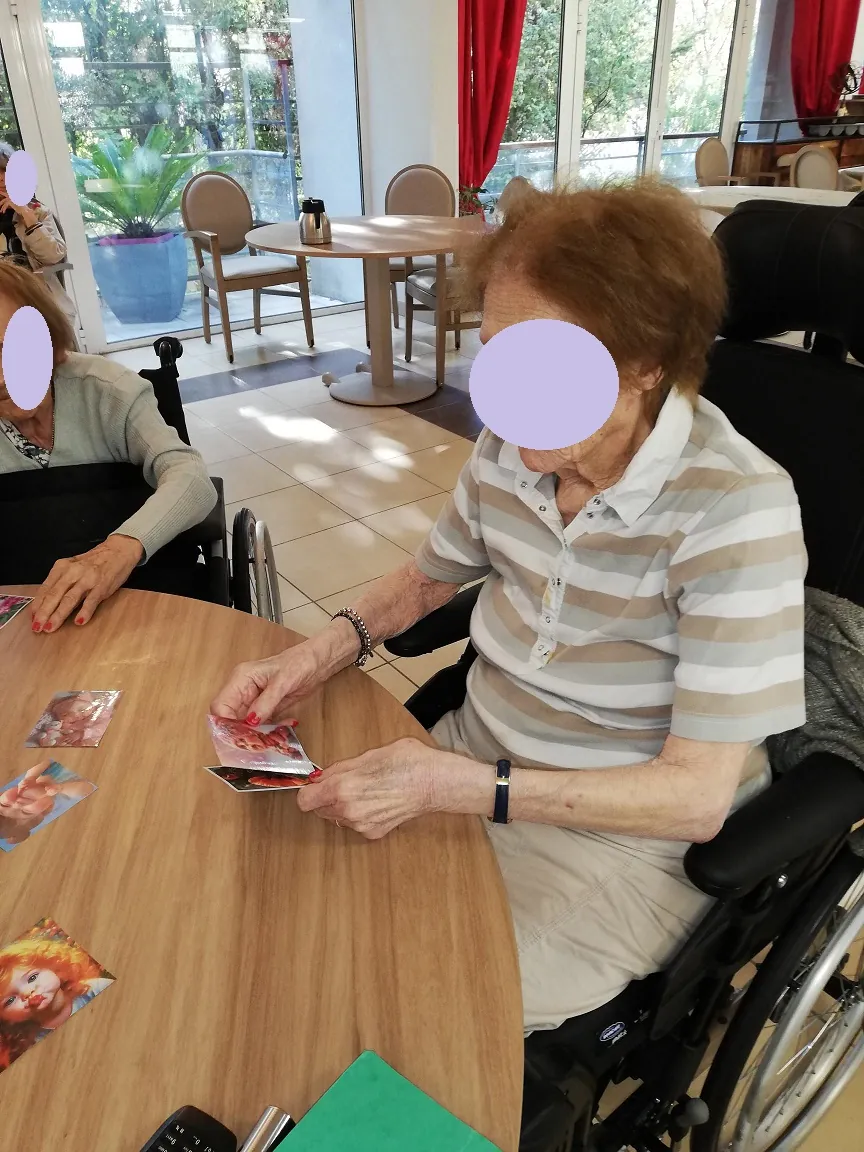 Stimulation cognitive à la résidence les Vallières de Cagnes sur Mer 