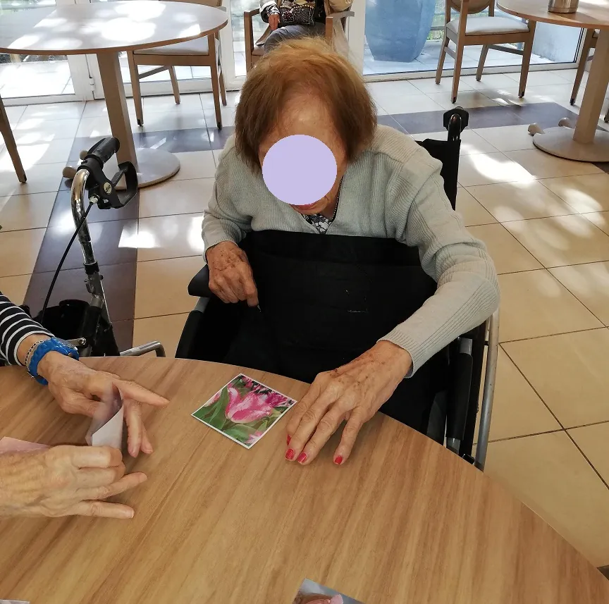 Stimulation cognitive à la résidence les Vallières de Cagnes sur Mer 