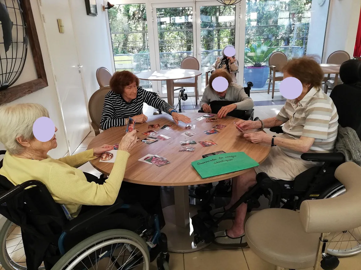 Stimulation cognitive à la résidence les Vallières de Cagnes sur Mer 