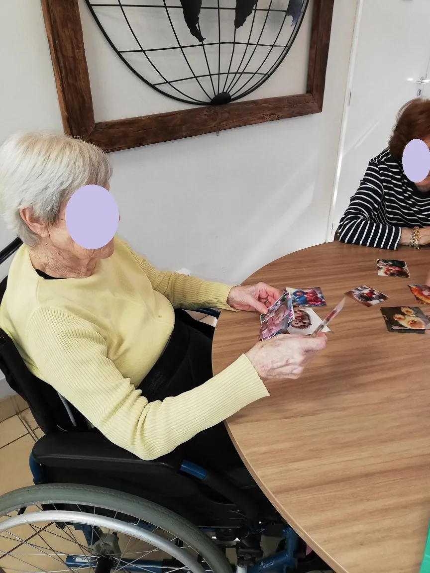 Stimulation cognitive à la résidence les Vallières de Cagnes sur Mer 