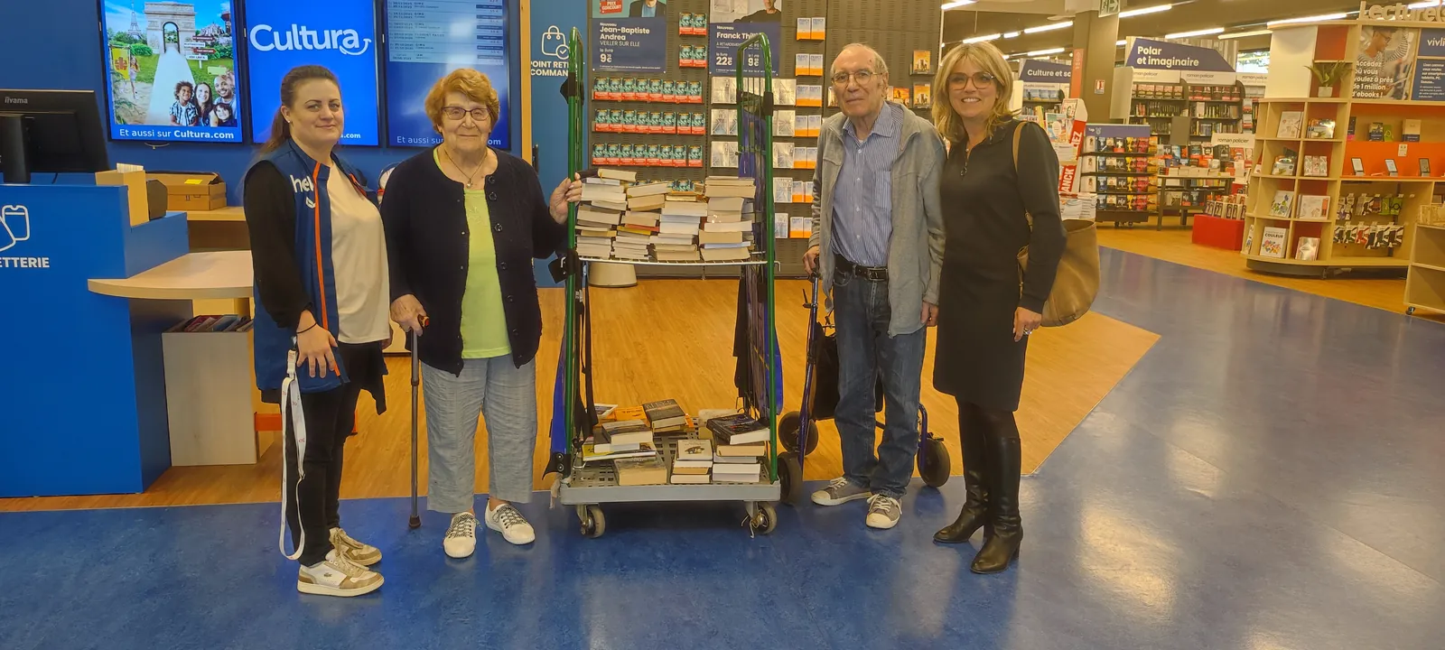 Succès de l'Opération Dons de livres pour l'ONG "Bibliothèques Sans Frontières"