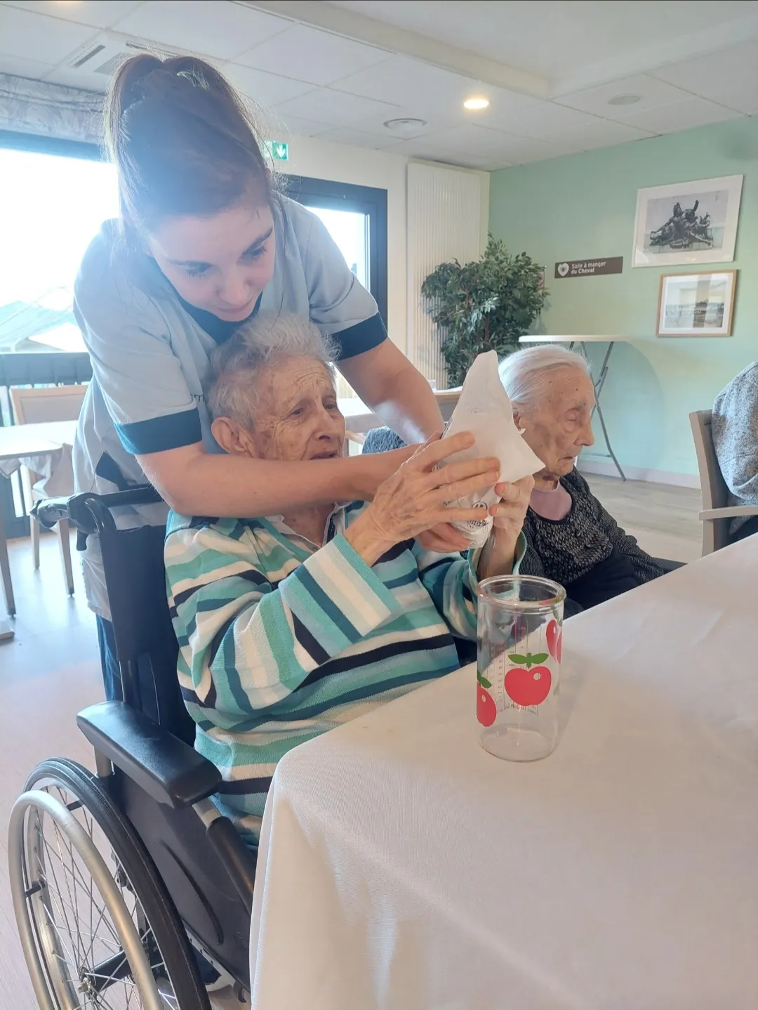 Atelier crêpes à l'Unité Protégée