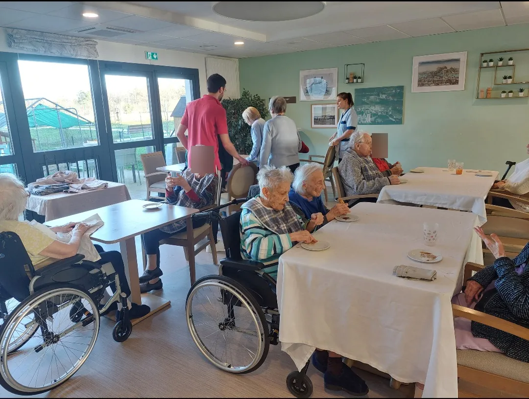 Atelier crêpes à l'Unité Protégée