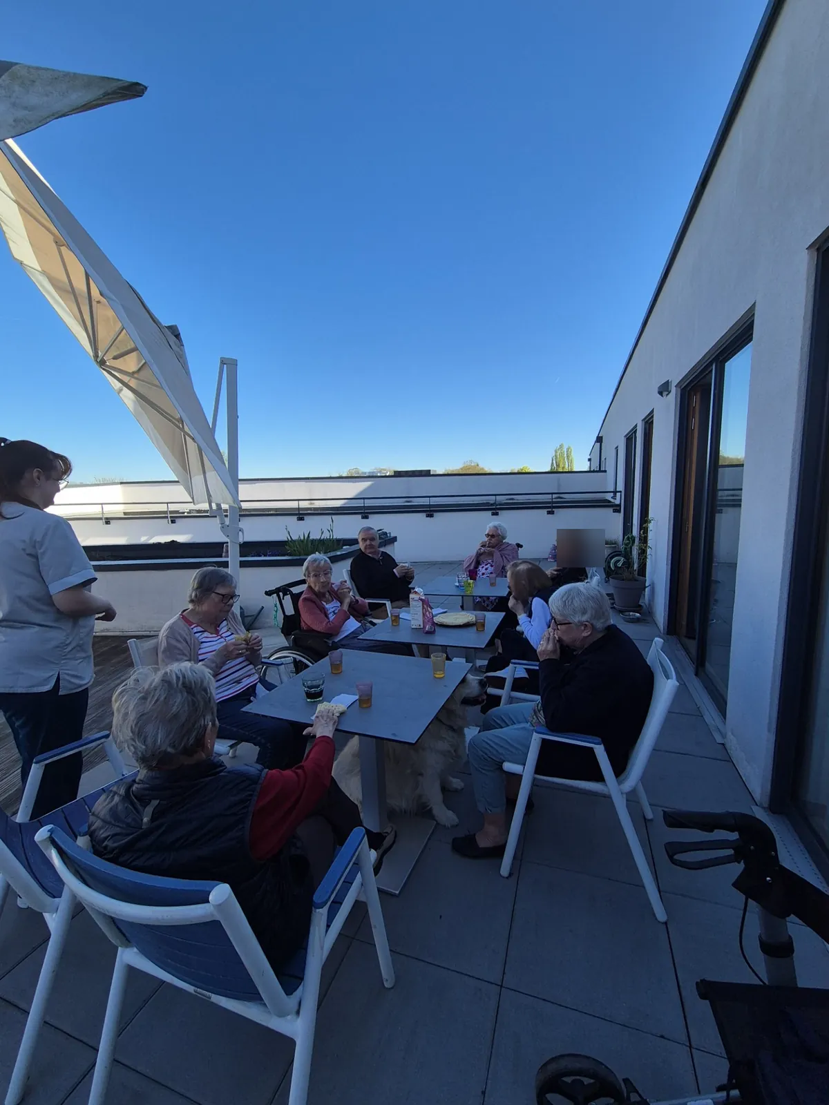 Un après-midi crêpes en terrasse pour profiter du beau temps