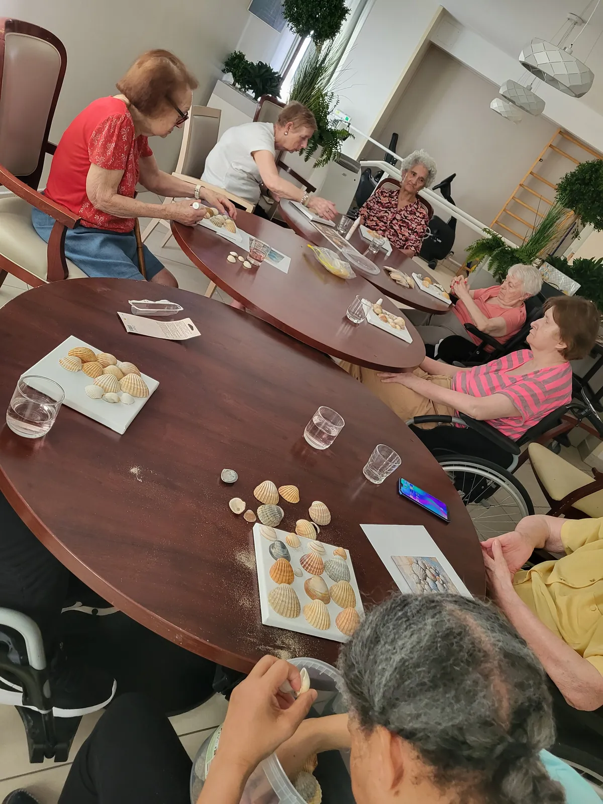 Les coquillages de Houlgate se transforment en tableaux Aux Adrets 