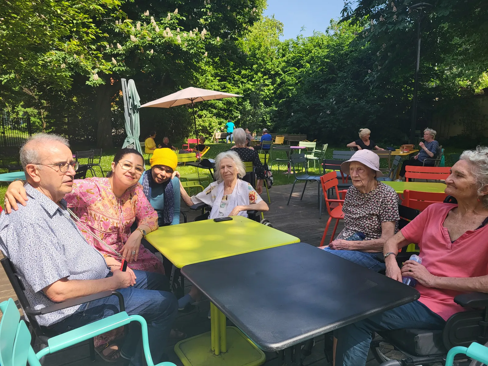 sortie a la verrière Clichy avec les résidents les adrets 