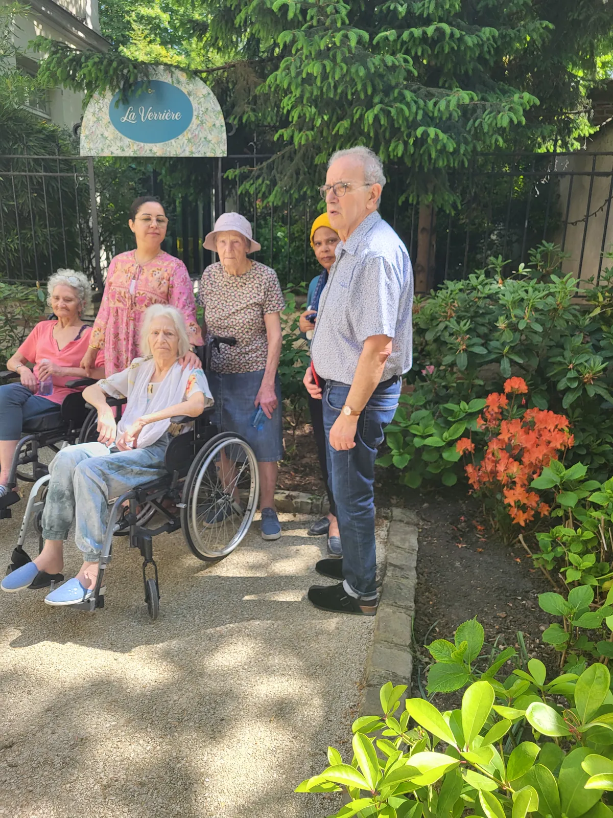 sortie a la verrière Clichy avec les résidents les adrets 