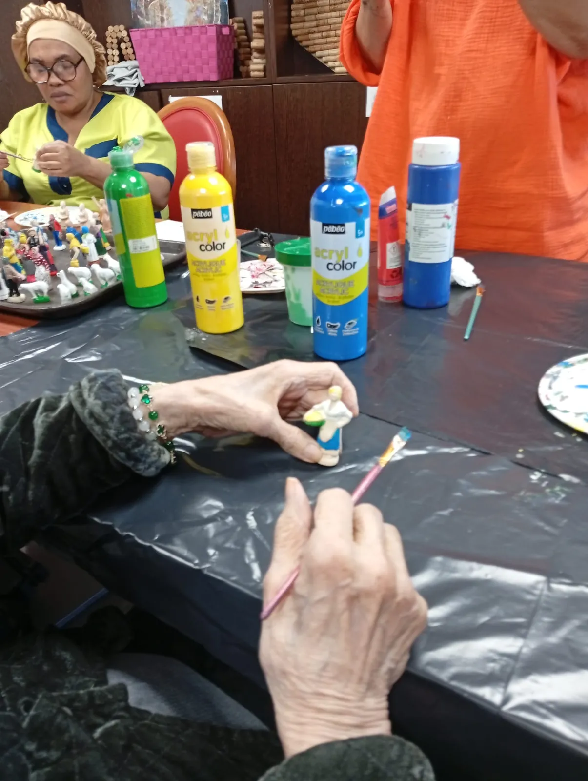 Peinture sur Santon - Tradition Provençale