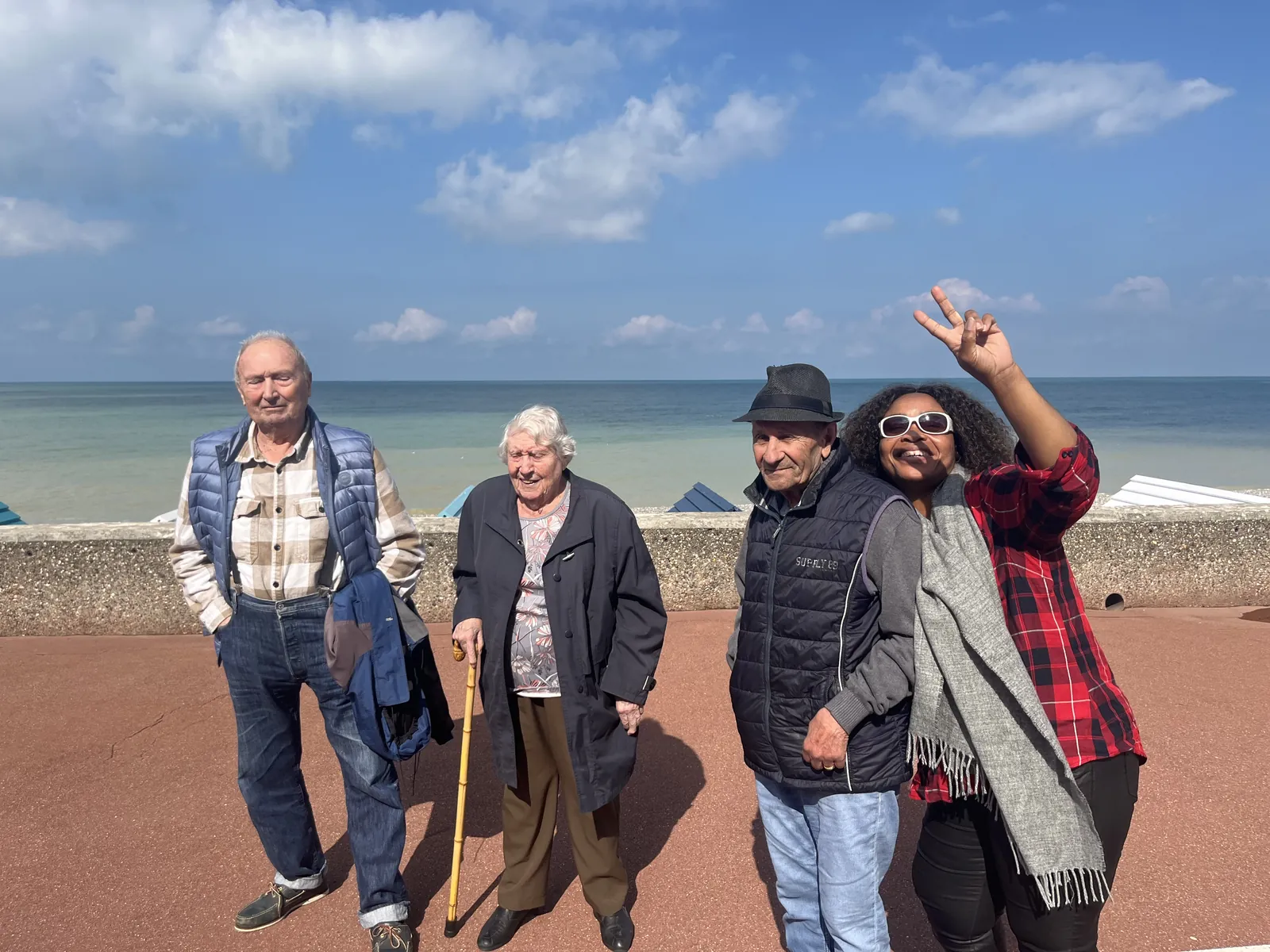 Sortie à la mer, c'est parti pour le départ