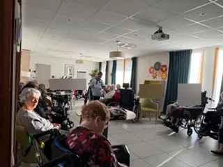 Un doux moment musical pour nos résidents