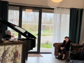 Un doux moment musical pour nos résidents