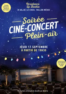 C’EST CE SOIR ! CINÉMA EN PLEIN AIR À LA BOÉTIE !