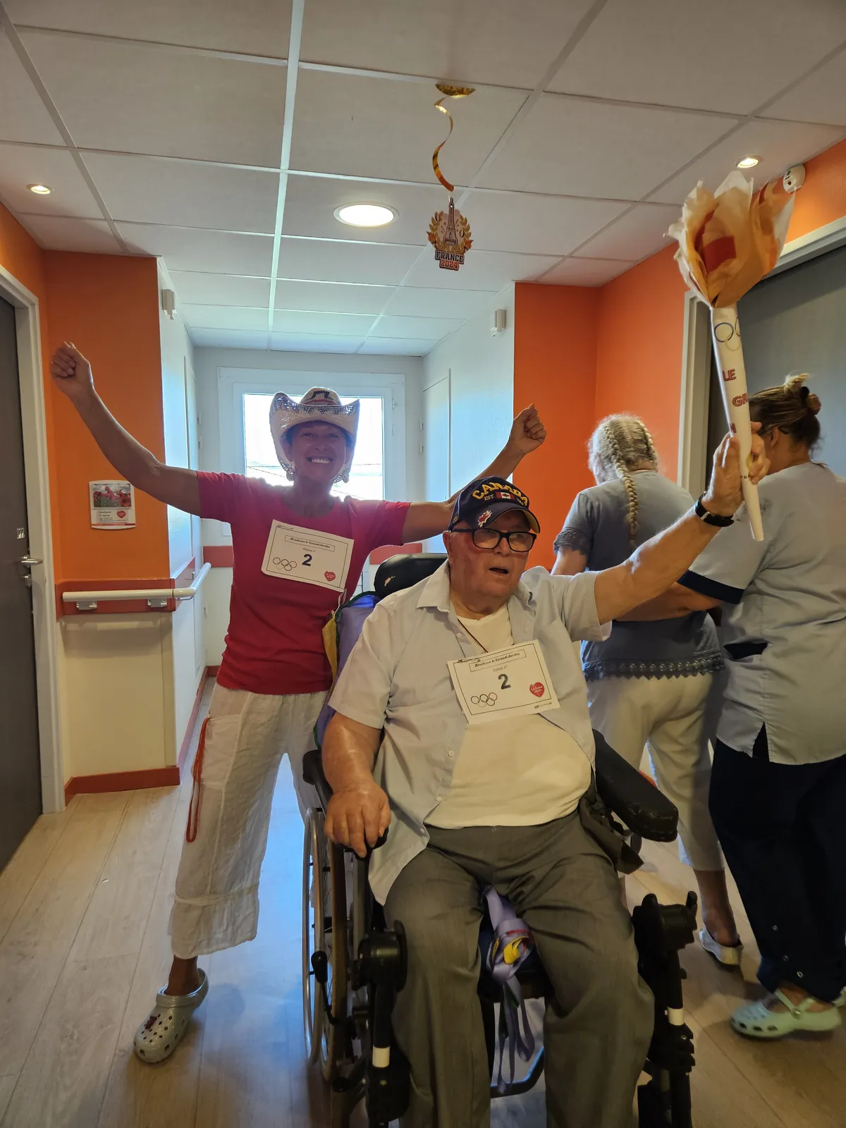 UN AN,  AU GRAND JARDIN, DE JEUX OLYMPIQUES